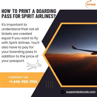 does spirit charge to print boarding pass: how does the concept of spirit influence modern travel experiences?